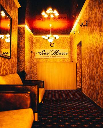 Двухместный номер с 1 кроватью или 2 отдельными кроватями и собственной ванной комнатой в Гостинице San Marco